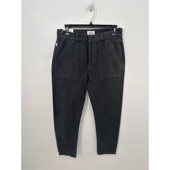 CITIZENS OF HUMANITY NWT Evereve Leah Cargo Pants in Washed Black // 26 - Picture 4 of 13